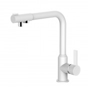 Смеситель для кухонной мойки Raiber RF6702, под фильтр, белый