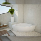 Акриловая ванна Aquatek | Акватек Поларис 155х155 с гидромассажем Standard (электроуправление)