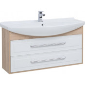 Тумба с раковиной Aquanet Остин 120 дуб сонома/белый 212629