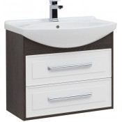 Тумба с раковиной Aquanet Остин 75 дуб кантербери/белый 212631