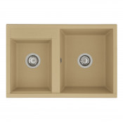 Кухонная мойка Акватон Делия 78 DBL 1A723132DE260 латте