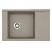 Кухонная мойка Акватон Делия 78 1A715132DE250 серый шелк