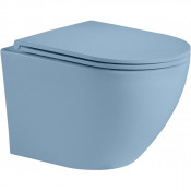 Унитаз подвесной WeltWasser Merzbach 004 MT-BU голубой матовый