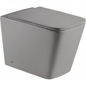 Унитаз приставной WeltWasser Gelbach 002 MT-GR серый матовый