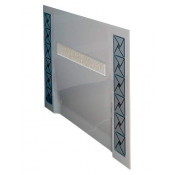 Торцевая панель Радомир со вставками «Кристаллы Swarovski» и «Арт-мозаика» к ванне Парма-Дона левая 1-31-0-1-0-035