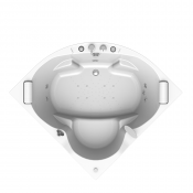 Гидромассаж Радомир Релакс на ванну Сорренто 140х140 золото 1-65-3-0-1-038