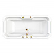 Акриловая ванна Радомир Fra Grande Фернандо 4-01-3-0-1-421 золото/белый