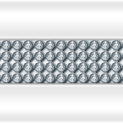 Декоративная вставка «Кристаллы Swarovski» на фронтальную панель Радомир Fra Grande к ванне Фернандо 4-241-0-0-0-422