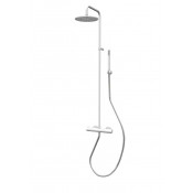 Душевая стойка Paffoni Birillo Fix, белый матовый ZCOL684LIQВO