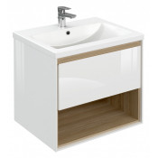 Тумба под раковину Cersanit Louna 60 белая SP-SZ-LOU-CO60/Wh