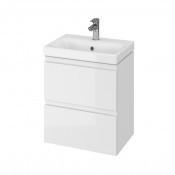 Тумба под раковину Cersanit Moduo Slim 50 белая SB-SZ-MOD-MO50Sl/Wh