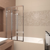 Шторка на ванну Veconi Palau 120x150 PL73L-120-01-19C4