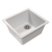 Врезная кухонная мойка Ewigstein 3540 42х46 см, иней