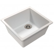 Врезная кухонная мойка Ewigstein 4540 49х46 см, иней