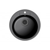 Мойка круглая Ewigstein Elegant R45 48,4x48,4 см, антрацит