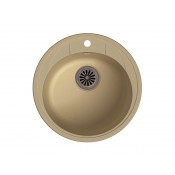 Мойка круглая Ewigstein Elegant R45 48,4x48,4 см, бежевый
