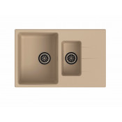 Кухонная мойка Ewigstein Gerd 60KF 78х50 см, крем