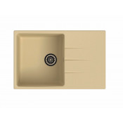 Кухонная прямоугольная мойка Ewigstein Gerd 60F 78х50 см, бежевый
