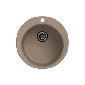 Мойка круглая Ewigstein Rund 45 50х50 см, темно-бежевый