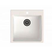 Врезная кухонная мойка Ewigstein Gerd 50 51x51 см, иней