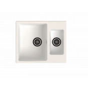 Кухонная прямоугольная мойка Ewigstein Gerd 60K 60х50 см, иней