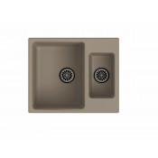 Кухонная прямоугольная мойка Ewigstein Gerd 60K 60х50 см, темно-бежевый