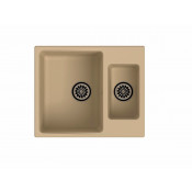 Кухонная прямоугольная мойка Ewigstein Gerd 60K 60х50 см, топаз
