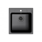 Кухонная мойка Ewigstein Elegant 50 51,8х47,8 см, антрацит