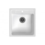 Кухонная мойка Ewigstein Elegant 50 51,8х47,8 см, иней