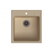 Кухонная мойка Ewigstein Elegant 50 51,8х47,8 см, топаз