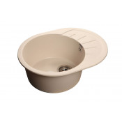 Мойка кухонная GranFest Rondo GF-R580L белый