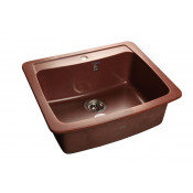 Мойка кухонная GranFest Standart GF-S605 красный марс