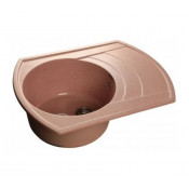 Мойка кухонная GranFest Rondo GF-R650L розовый