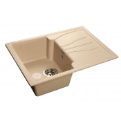 Мойка кухонная GranFest Standart GF-S680L 68х50 см, бежевый