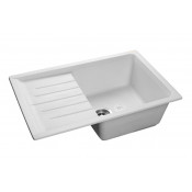 Кухонная мойка GranFest Practik GF-P760L 76х50 см, белый