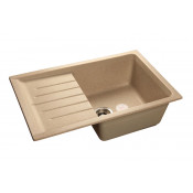 Кухонная мойка GranFest Practik GF-P760L 76х50 см, песочный