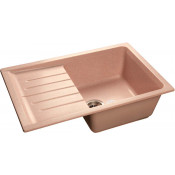 Кухонная мойка GranFest Practik GF-P760L 76х50 см, розовый