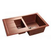 Кухонная мойка GranFest Quadro GF-Q775KL 77,5х50 см, красный марс