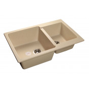 Кухонная мойка GranFest Practik GF-P780K 78х51 см, бежевый