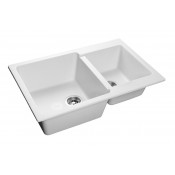 Кухонная мойка GranFest Practik GF-P780K 78х51 см, белый