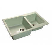 Кухонная мойка GranFest Practik GF-P780K 78х51 см, салатовый