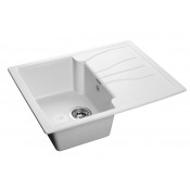 Мойка кухонная GranFest Standart GF-S680L 68x50 см, белый