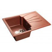 Мойка кухонная GranFest Standart GF-S680L 68x50 см, красный марс