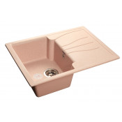 Мойка кухонная GranFest Standart GF-S680L 68x50 см, светло-розовый