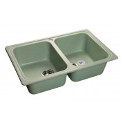 Кухонная мойка GranFest Standart GF-S780K 78х51 см, салатовый