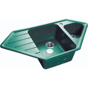 Мойка кухонная GranFest Corner GF-C950E зеленый