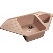 Мойка кухонная GranFest Corner GF-C950E светло-розовый