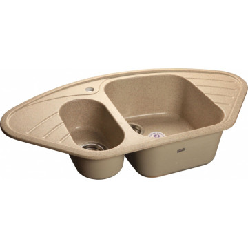 Мойка кухонная GranFest Corner GF-C960E песочный