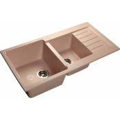 Мойка кухонная GranFest Practik GF-P980KL светло-розовый