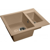 Мойка кухонная GranFest Quadro GF-Q610K топаз